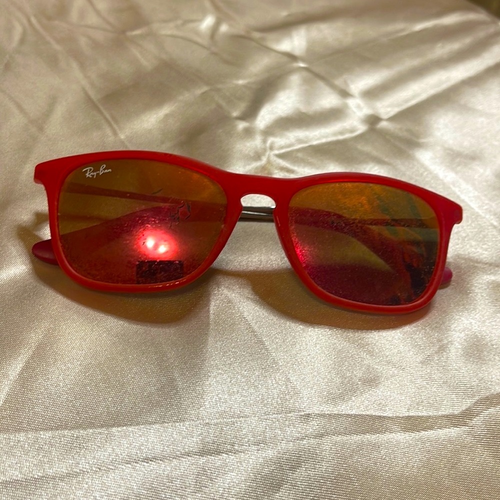 Ray-Ban Kid's Red Sunglasses